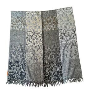 Moksha‎ Floral/Paisley Wool Scarf